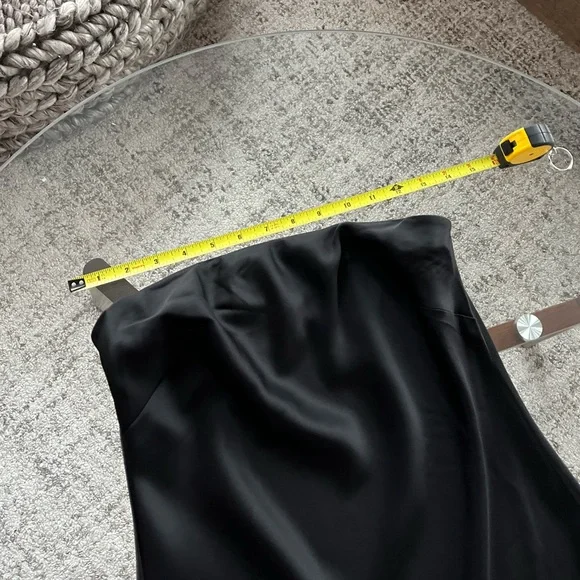 Ten Aritzia Exclusive Satin Strapless Maxi Formal Evening Cocktail Dress Sz S - Picture 10 of 14